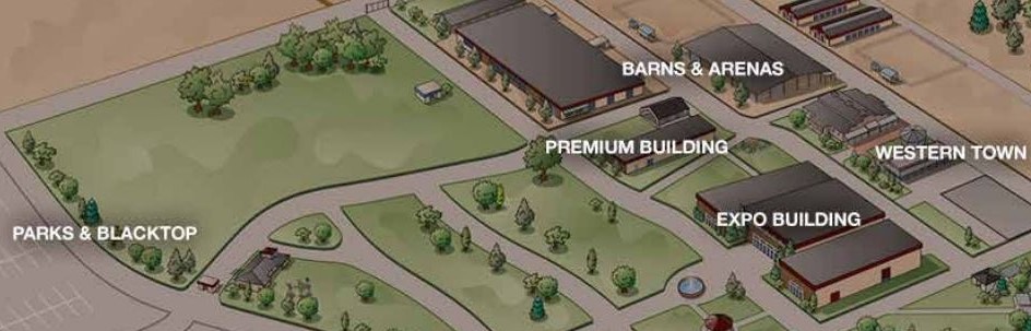 Proposed Expo Idaho site map