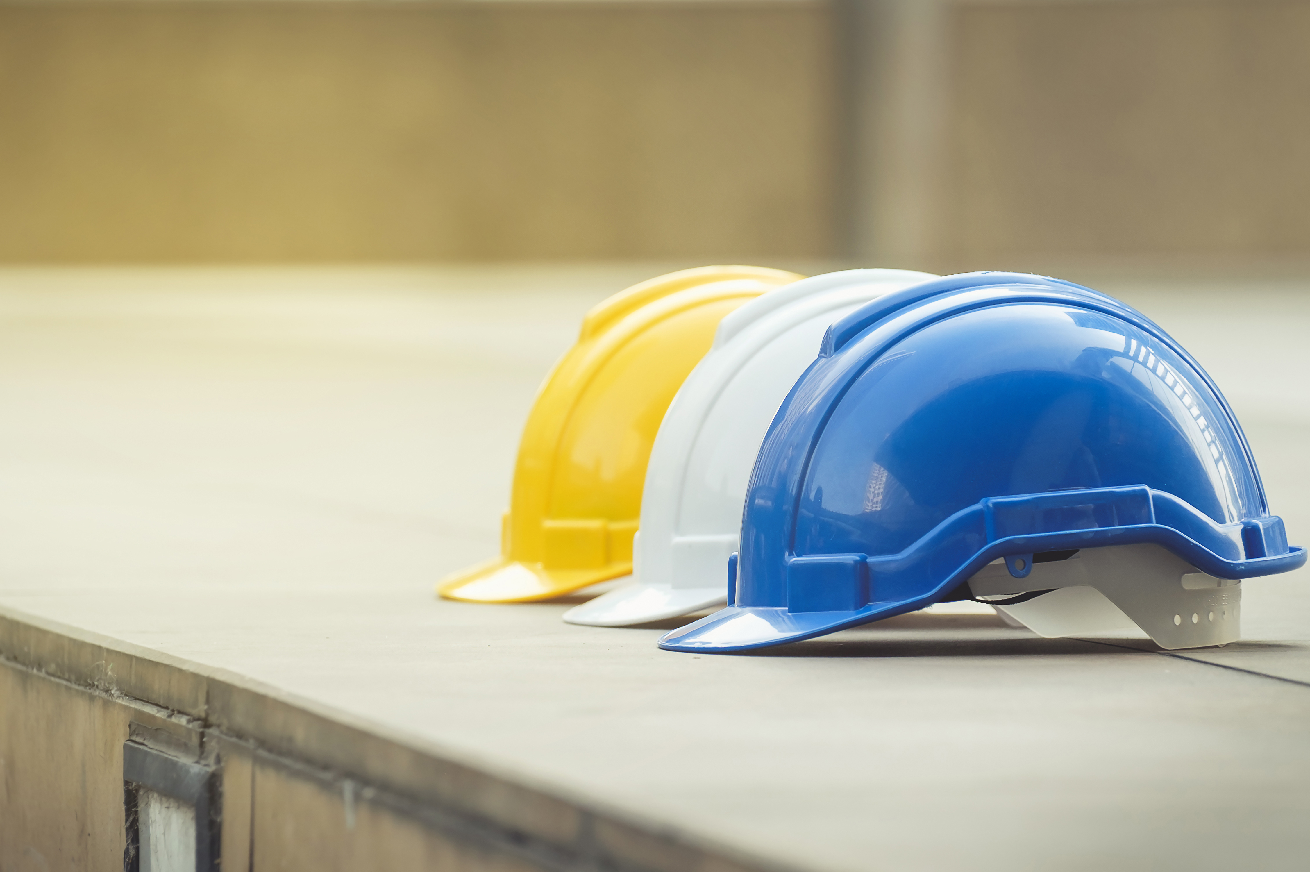 Decorative image of construction hats