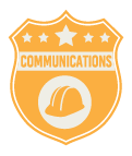 Communications badge