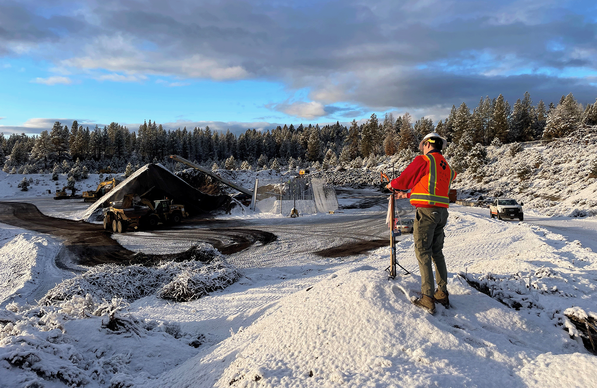 MFA employee conducting field work in Oregon