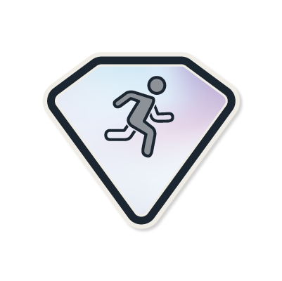 person running