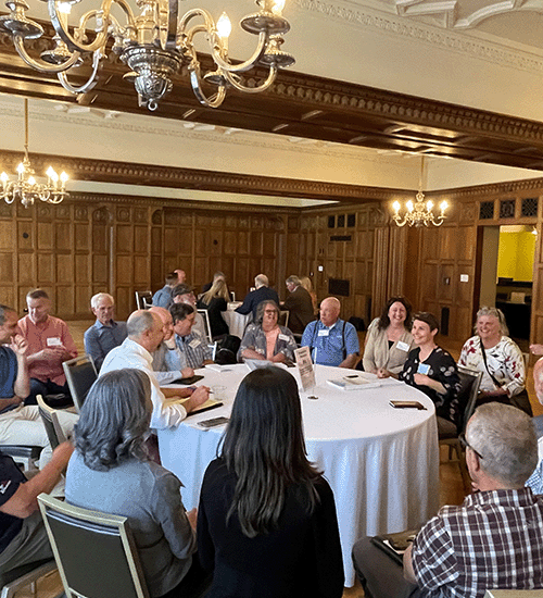 Group of people at a conference