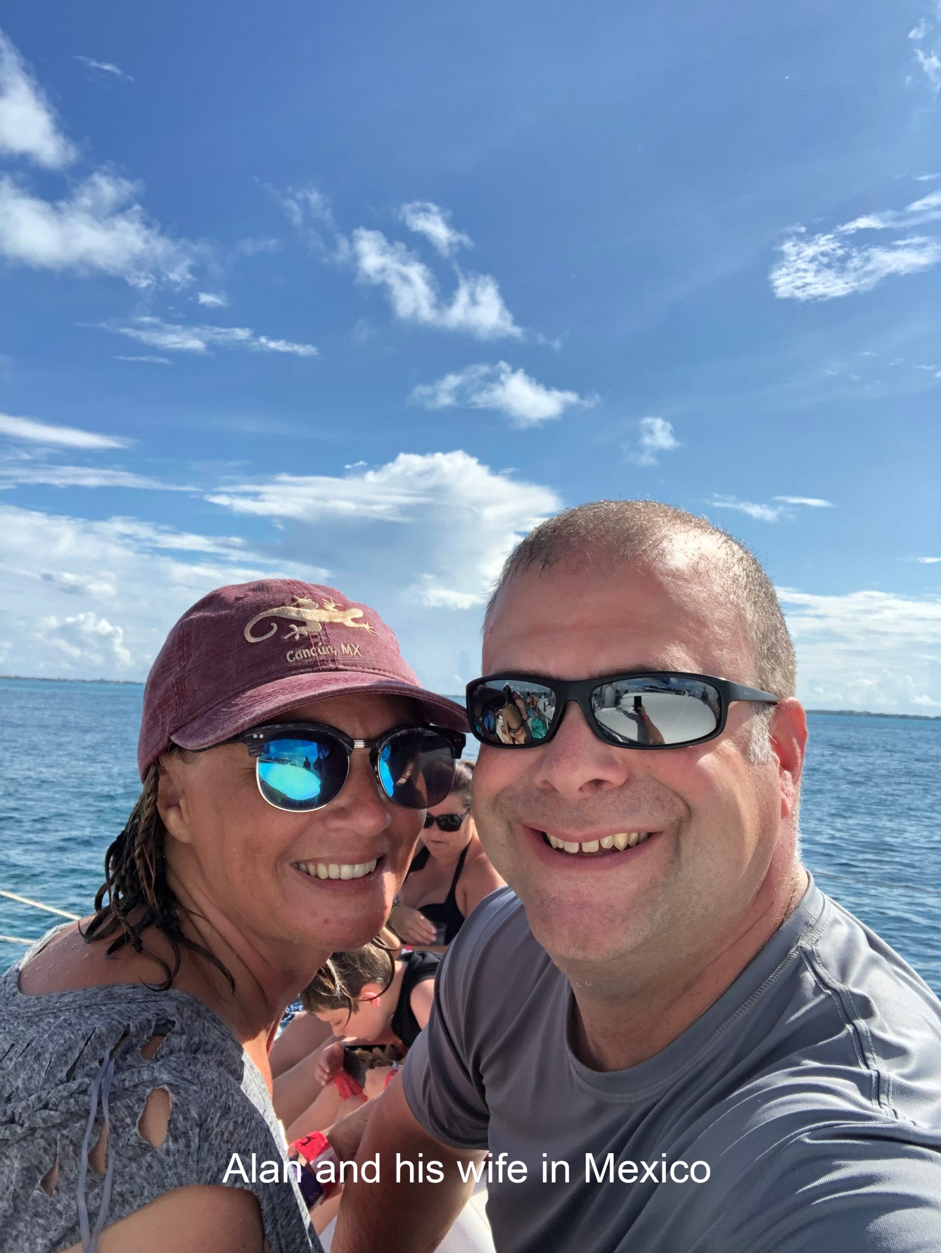 Alan and wife in Mexico