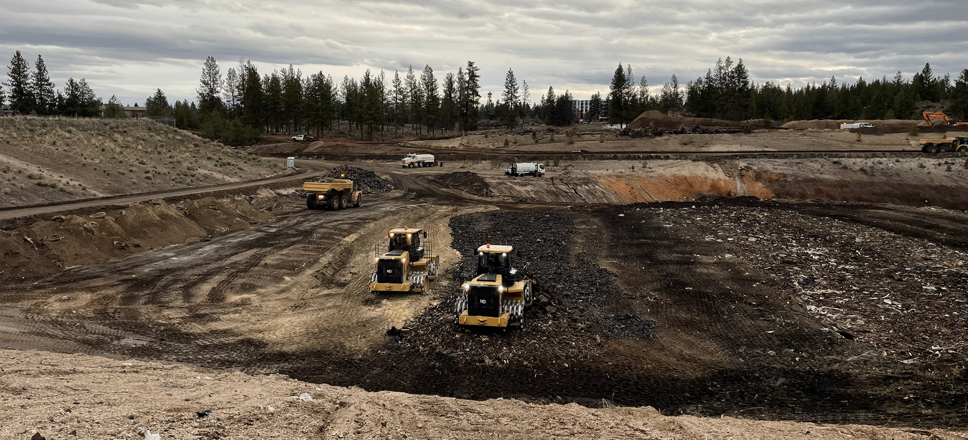 Construction Equipment in Dirt