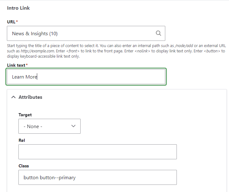 Add button