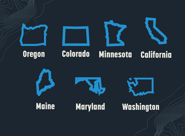 EPR Packaging Laws: Oregon, Colorado, Minnesota, California, Maine, Maryland, Washington