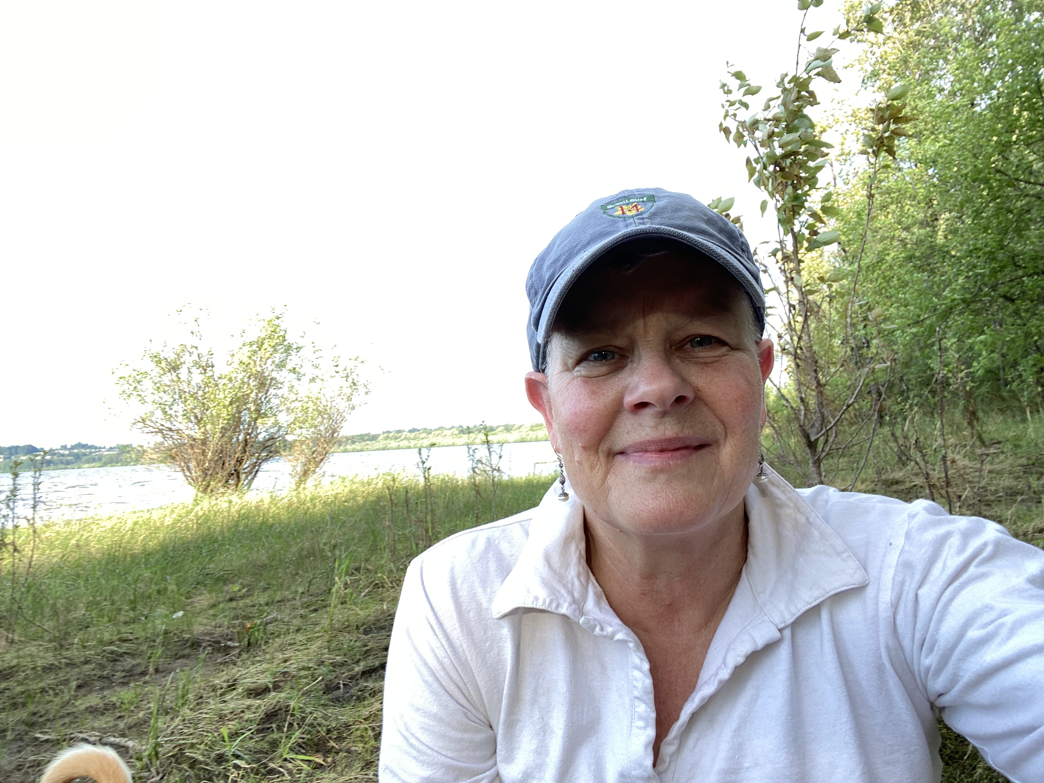 Maul Foster & Alongi's Jessica Letteney exploring the Shillapoo Natural Wildlife Area