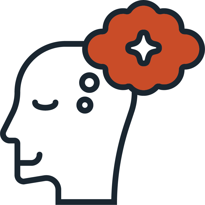 Vision thinking icon