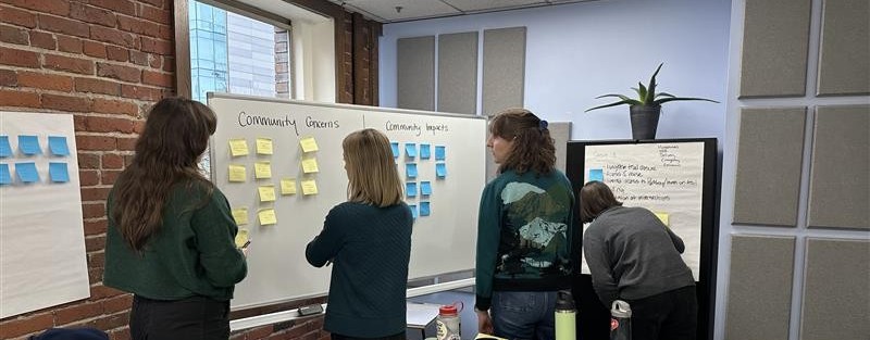 TVA and MFA collaborating during an in-person workshop with a client