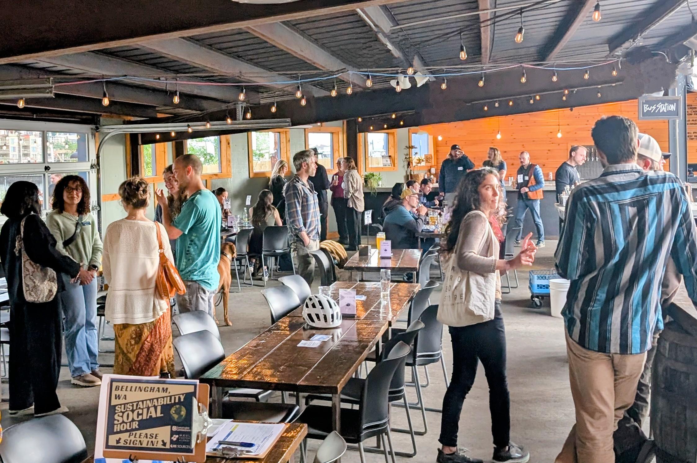 Sustainability Social Hour, Bellingham WA