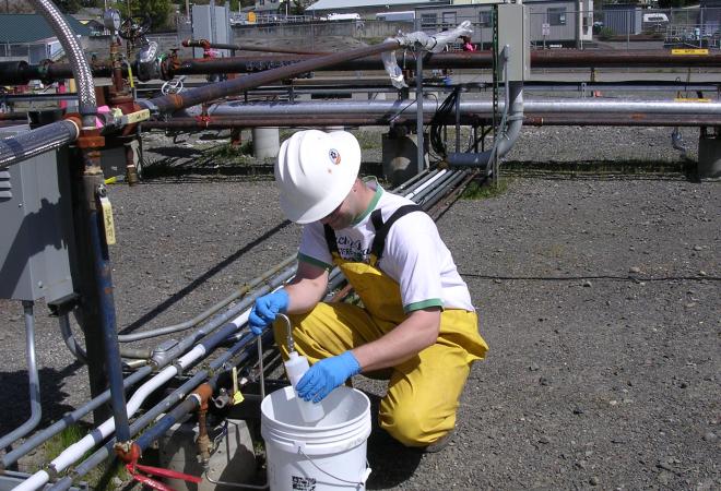 Sampling Steam Enhanced Remediation System