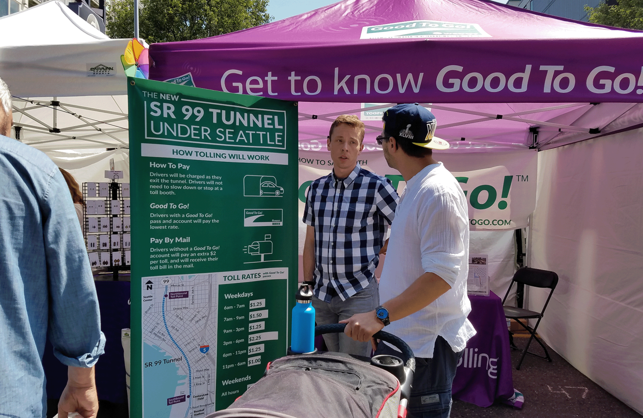tent and community engagement