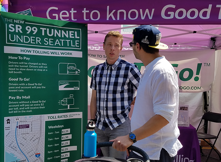 tent and community outreach