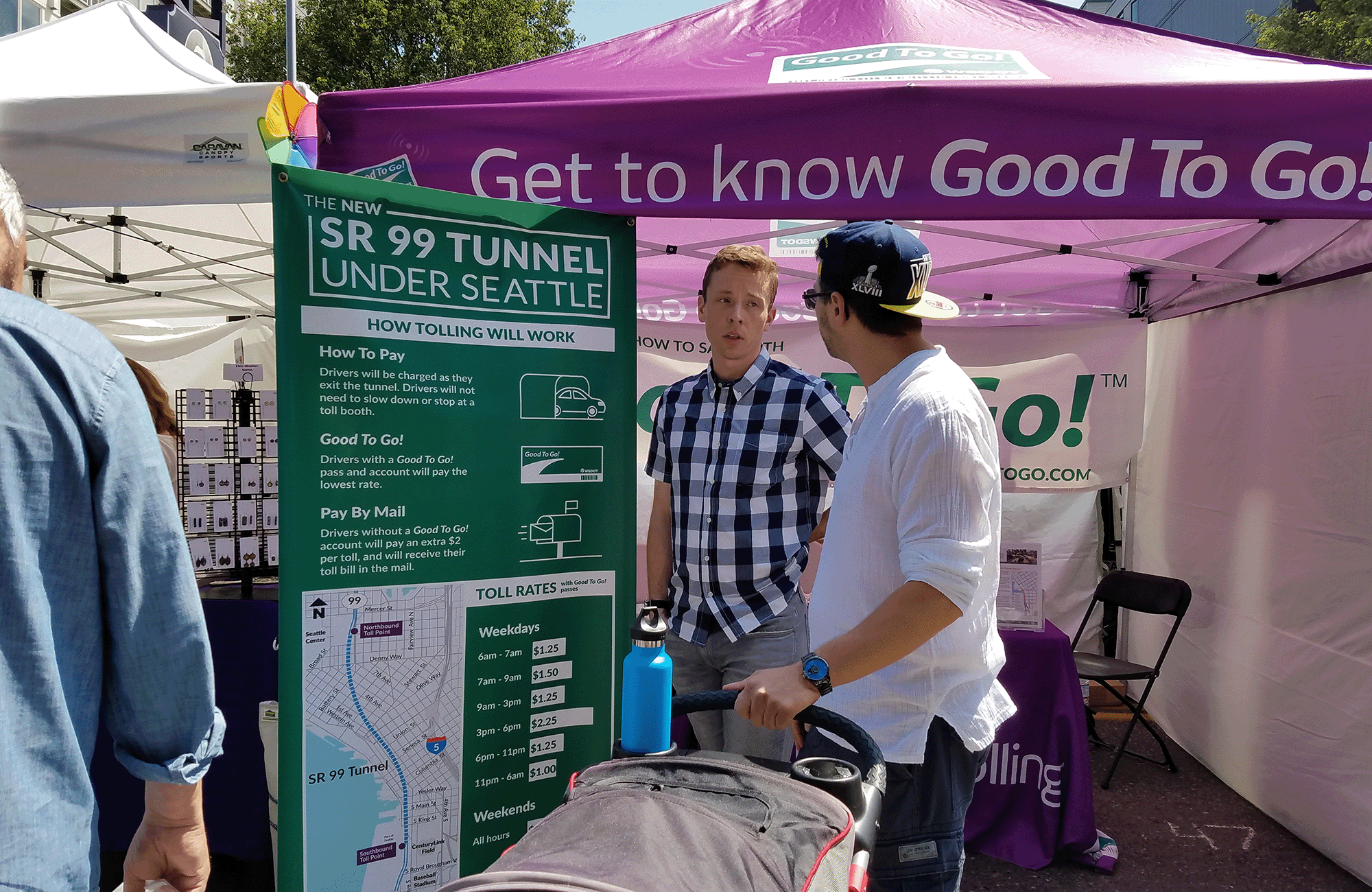 tent and community engagement